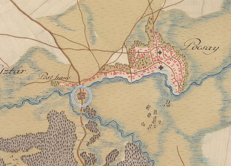 Pocsaj történelmi térképe
